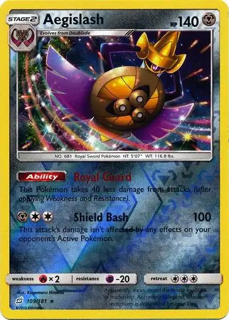 Aegislash 109/181 (SM - Team Up)  - Reverse Holofoil | Good Games Adelaide SA