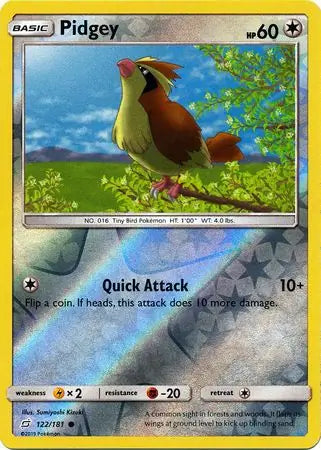 Pidgey 122/181 (SM - Team Up)  - Reverse Holofoil | Good Games Adelaide SA