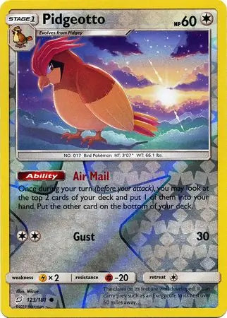 Pidgeotto 123/181 (SM - Team Up)  - Reverse Holofoil | Good Games Adelaide SA