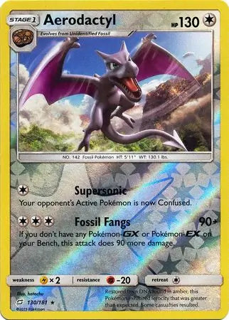 Aerodactyl 130/181 (SM - Team Up)  - Reverse Holofoil | Good Games Adelaide SA