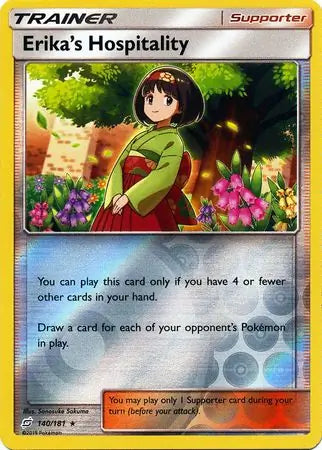 Erika's Hospitality 140/181 (SM - Team Up)  - Reverse Holofoil | Good Games Adelaide SA