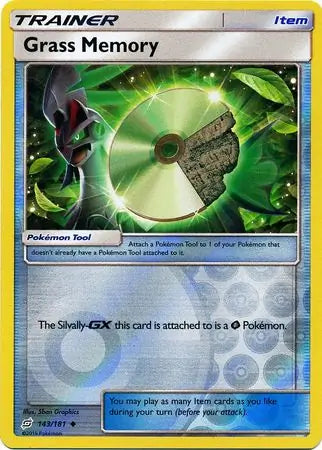 Grass Memory 143/181 (SM - Team Up)  - Reverse Holofoil | Good Games Adelaide SA