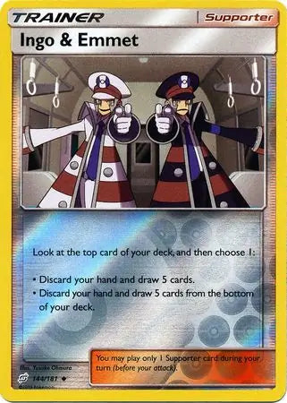 Ingo and Emmet 144/181 (SM - Team Up)  - Reverse Holofoil | Good Games Adelaide SA