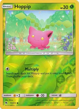 Hoppip 11/214 (SM - Lost Thunder)  - Reverse Holofoil | Good Games Adelaide SA