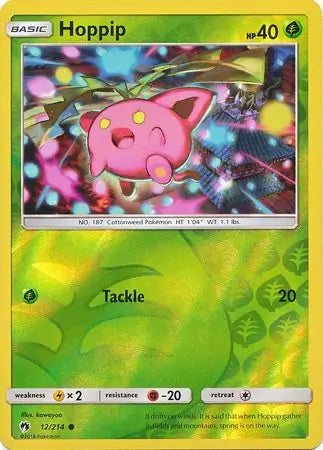 Hoppip 12/214 (SM - Lost Thunder)  - Reverse Holofoil | Good Games Adelaide SA