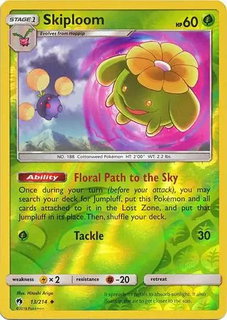 Skiploom 13/214 (SM - Lost Thunder)  - Reverse Holofoil | Good Games Adelaide SA