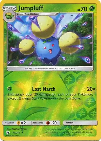 Jumpluff 14/214 (SM - Lost Thunder)  - Reverse Holofoil | Good Games Adelaide SA