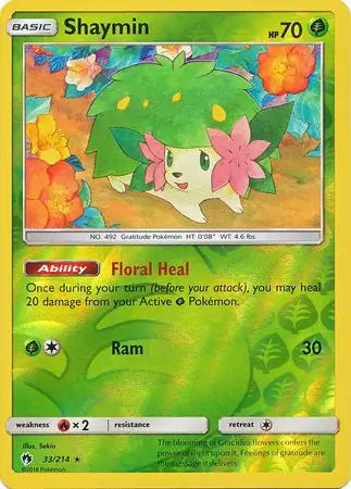 Shaymin 33/214 (SM - Lost Thunder)  - Reverse Holofoil | Good Games Adelaide SA