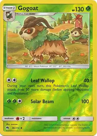 Gogoat 36/214 (SM - Lost Thunder)  - Reverse Holofoil | Good Games Adelaide SA
