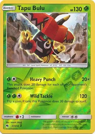 Tapu Bulu 37/214 (SM - Lost Thunder)  - Reverse Holofoil | Good Games Adelaide SA