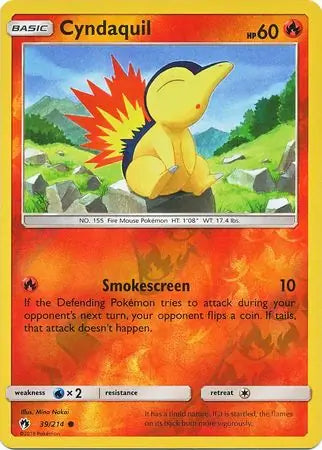 Cyndaquil 39/214 (SM - Lost Thunder)  - Reverse Holofoil | Good Games Adelaide SA