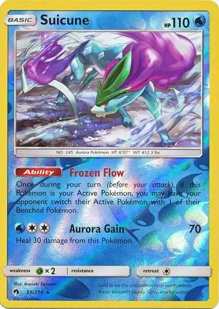 Suicune 59/214 (SM - Lost Thunder)  - Reverse Holofoil | Good Games Adelaide SA