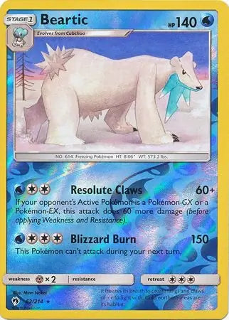 Beartic 62/214 (SM - Lost Thunder)  - Reverse Holofoil | Good Games Adelaide SA