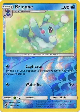 Brionne 66/214 (SM - Lost Thunder)  - Reverse Holofoil | Good Games Adelaide SA