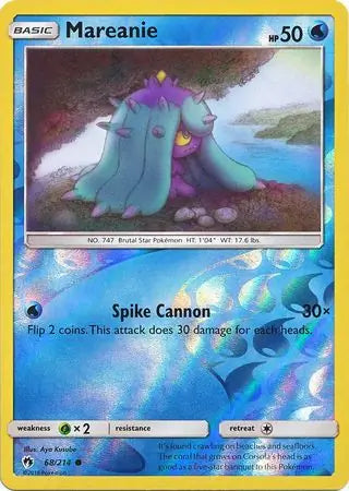 Mareanie 68/214 (SM - Lost Thunder)  - Reverse Holofoil | Good Games Adelaide SA