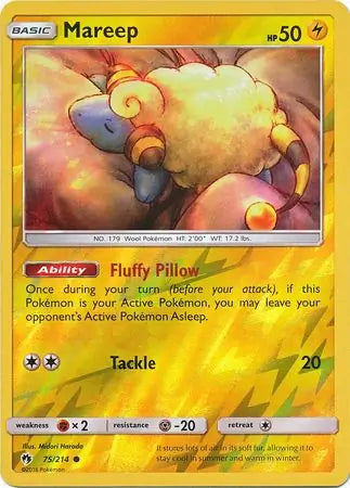 Mareep 75/214 (SM - Lost Thunder)  - Reverse Holofoil | Good Games Adelaide SA