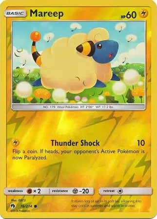 Mareep 76/214 (SM - Lost Thunder)  - Reverse Holofoil | Good Games Adelaide SA
