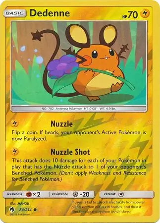Dedenne 84/214 (SM - Lost Thunder)  - Reverse Holofoil | Good Games Adelaide SA
