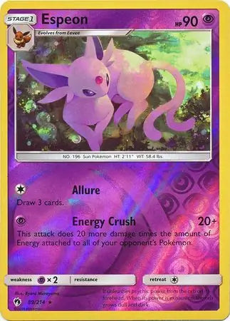 Espeon 89/214 (SM - Lost Thunder)  - Reverse Holofoil | Good Games Adelaide SA
