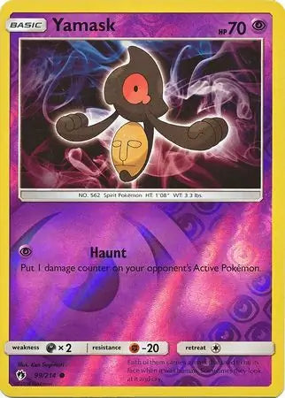 Yamask 99/214 (SM - Lost Thunder)  - Reverse Holofoil | Good Games Adelaide SA