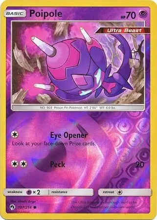 Poipole 107/214 (SM - Lost Thunder)  - Reverse Holofoil | Good Games Adelaide SA