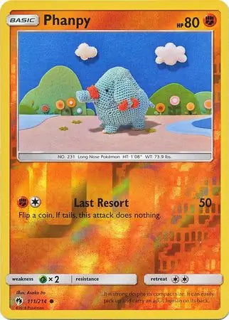 Phanpy 111/214 (SM - Lost Thunder)  - Reverse Holofoil | Good Games Adelaide SA