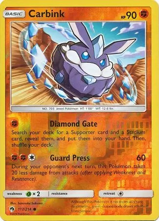Carbink 117/214 (SM - Lost Thunder)  - Reverse Holofoil | Good Games Adelaide SA