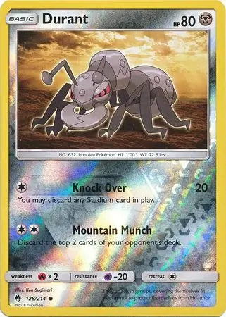 Durant 128/214 (SM - Lost Thunder)  - Reverse Holofoil | Good Games Adelaide SA