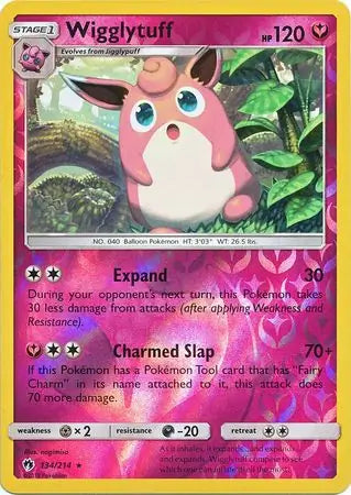 Wigglytuff 134/214 (SM - Lost Thunder)  - Reverse Holofoil | Good Games Adelaide SA