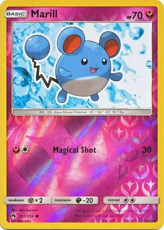 Marill 135/214 (SM - Lost Thunder)  - Reverse Holofoil | Good Games Adelaide SA