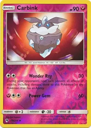 Carbink 143/214 (SM - Lost Thunder)  - Reverse Holofoil | Good Games Adelaide SA
