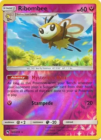 Ribombee 146/214 (SM - Lost Thunder)  - Reverse Holofoil | Good Games Adelaide SA