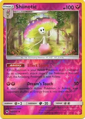 Shiinotic 148/214 (SM - Lost Thunder)  - Reverse Holofoil | Good Games Adelaide SA