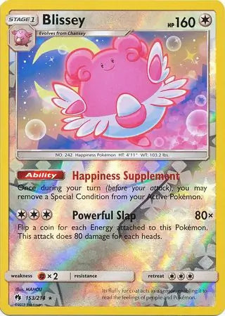 Blissey 153/214 (SM - Lost Thunder)  - Reverse Holofoil | Good Games Adelaide SA