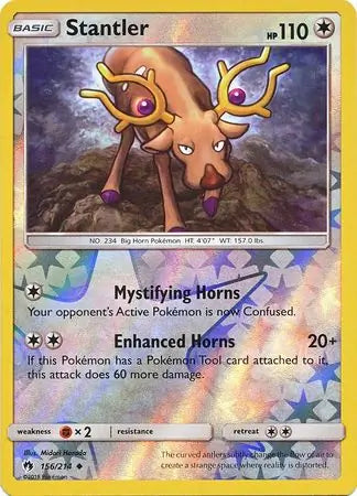 Stantler 156/214 (SM - Lost Thunder)  - Reverse Holofoil | Good Games Adelaide SA