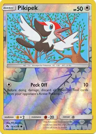 Pikipek 163/214 (SM - Lost Thunder)  - Reverse Holofoil | Good Games Adelaide SA