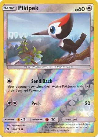 Pikipek 164/214 (SM - Lost Thunder)  - Reverse Holofoil | Good Games Adelaide SA