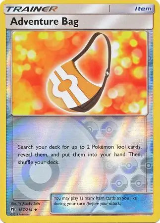 Adventure Bag 167/214 (SM - Lost Thunder)  - Reverse Holofoil | Good Games Adelaide SA