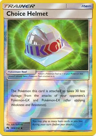 Choice Helmet 169/214 (SM - Lost Thunder)  - Reverse Holofoil | Good Games Adelaide SA