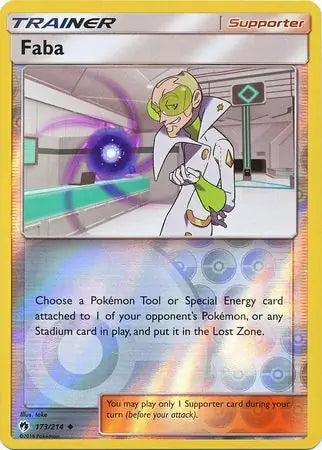 Faba 173/214 (SM - Lost Thunder)  - Reverse Holofoil | Good Games Adelaide SA
