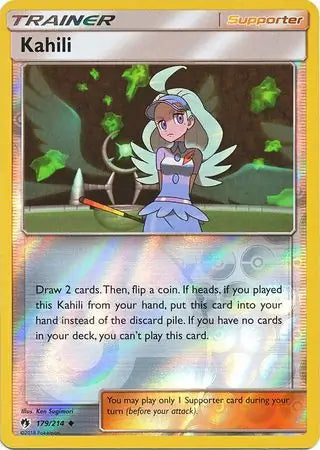 Kahili 179/214 (SM - Lost Thunder)  - Reverse Holofoil | Good Games Adelaide SA