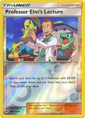 Professor Elm's Lecture 188/214 (SM - Lost Thunder)  - Reverse Holofoil | Good Games Adelaide SA
