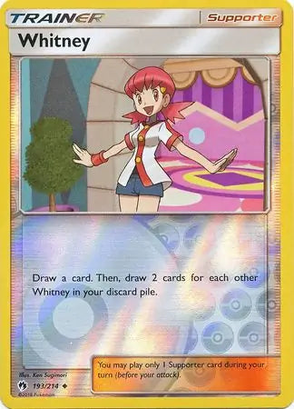 Whitney 193/214 (SM - Lost Thunder)  - Reverse Holofoil | Good Games Adelaide SA