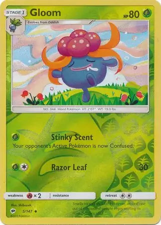 Gloom 5/147 (SM - Burning Shadows)  - Reverse Holofoil | Good Games Adelaide SA
