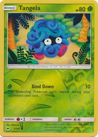 Tangela 7/147 (SM - Burning Shadows)  - Reverse Holofoil | Good Games Adelaide SA