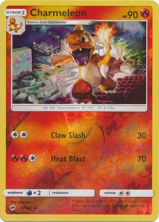 Charmeleon 19/147 (SM - Burning Shadows)  - Reverse Holofoil | Good Games Adelaide SA