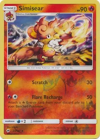 Simisear 23/147 (SM - Burning Shadows)  - Reverse Holofoil | Good Games Adelaide SA