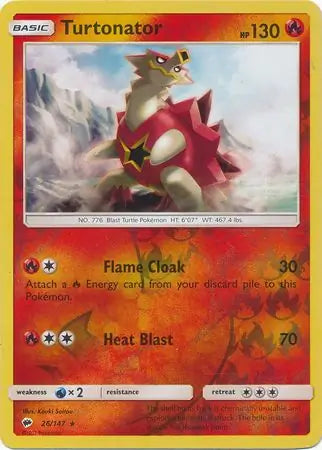 Turtonator 26/147 (SM - Burning Shadows)  - Reverse Holofoil | Good Games Adelaide SA