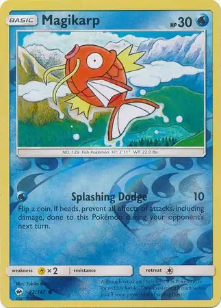 Magikarp 32/147 (SM - Burning Shadows)  - Reverse Holofoil | Good Games Adelaide SA