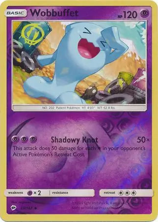 Wobbuffet 49/147 (SM - Burning Shadows)  - Reverse Holofoil | Good Games Adelaide SA